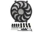 DERALE 16217 17 In. High Output Single Rad Pusher Puller Fan With Premium Mount Kit