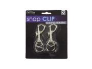 Bulk Buys KC019 12 Snap Clip Key Chains