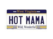 Smart Blonde LP 6506 Hot Mama West Virginia Novelty Metal License Plate