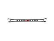 DC SPORTS CSB1315 Gunmetal Carbon Steel Front Single Bar Strut Bar