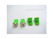 SmallAutoParts Green T10 4 Smd Led Bulbs Set Of 4