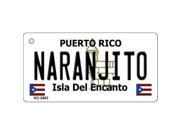 Smart Blonde KC 2863 Naranjito Puerto Rico Flag Novelty Key Chain