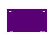 Smart Blonde MP 010 Solid Purple Background Metal Novelty Motorcycle License Plate