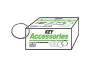 Hy Ko Products KB100 0.87 in. Split Key Ring Pack 1000