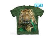The Mountain 1538401 Majestic Leopard Kids T Shirt Medium