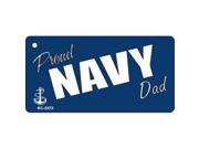 Smart Blonde KC 5373 Proud Navy Dad Novelty Key Chain