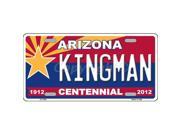 Smart Blonde LP 1838 Arizona Centennial Kingman Metal Novelty License Plate