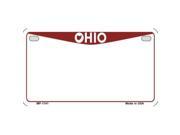 Smart Blonde MP 1141 Ohio State Background Metal Novelty Motorcycle License Plate
