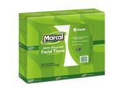Marcal 4034CT 100 Percent Recycled Convenience Pack Facial Tissue White