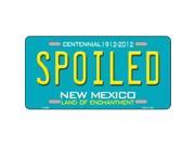 Smart Blonde LP 6688 Spoiled New Mexico Novelty Metal License Plate