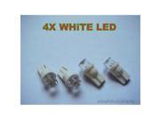 SmallAutoParts White T10 Led Bulbs Set Of 4
