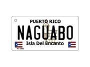 Smart Blonde KC 2862 Naguabo Puerto Rico Flag Novelty Key Chain