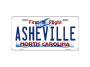 Smart Blonde LP 6474 Asheville North Carolina Novelty Metal License Plate