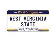 Smart Blonde LP 6507 West Virginia State Novelty Metal License Plate