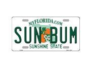 Smart Blonde LP 6026 Sun Bum Florida Novelty Metal License Plate