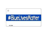 Smart Blonde KC 8248 Blue Lives Matter Novelty Key Chain