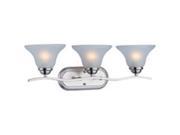 Boston Harbor 1571 3V Three Light Vanity Wall Fixtures Brushed Nickel