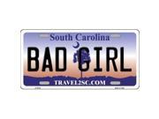 Smart Blonde LP 6278 Bad Girl South Carolina Novelty Metal License Plate