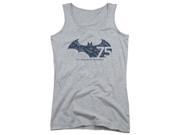 Trevco Batman 75 Year Collage Juniors Tank Top Athletic Heather Small