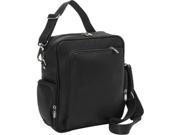 Piel Leather 3021 BLK Urban Shoulder Bag Black