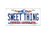 Smart Blonde LP 6471 Sweet Thing North Carolina Novelty Metal License Plate