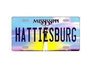 Smart Blonde LP 6557 Hattiesburg Mississippi Novelty Metal License Plate