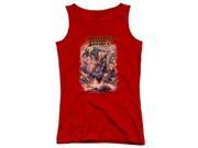 Trevco Jla Lost Juniors Tank Top Red Large