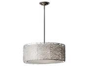 Feiss F2702 3BS Wired 3 Light Chandelier Brushed Steel