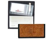 Boston Red Sox Leather Nylon Embossed Checkbook Cover
