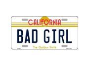 Smart Blonde LP 6839 Bad Girl California Novelty Metal License Plate