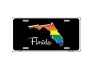 Smart Blonde LP 6323 Florida Rainbow Metal Novelty License Plate