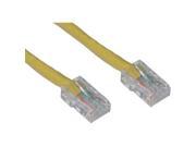 CableWholesale 10X8 18150 Cat6 Yellow Ethernet Patch Cable Bootless 50 foot