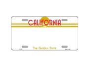 Smart Blonde LP 4607 California Novelty State Background Blank Metal License Plate