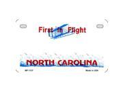Smart Blonde MP 1137 North Carolina State Background Metal Novelty Motorcycle License Plate