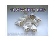 SmallAutoParts White T10 4 Led Bulbs Set Of 10