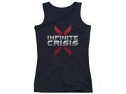 Trevco Infinite Crisis Logo Juniors Tank Top Black 2X