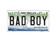 Smart Blonde LP 6115 Bad Boy Michigan Metal Novelty License Plate