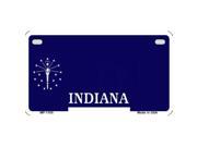 Smart Blonde MP 1105 Indiana State Background Metal Novelty Motorcycle License Plate