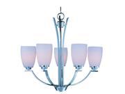 Maxim Lighting 20025SWPC Rocco 5 Light Chandelier Polished Chrome