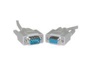 CableWholesale 10D1 20225 Null Modem Cable DB9 Male to DB9 Female UL rated 8 Conductor 25 foot