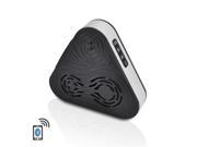 Tri Way Clear Sound Bluetooth Wireless Waterproof Shower Speaker Hands Free Speaker phone W AUX IN Black Color