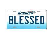 Smart Blonde LP 6772 Blessed Kentucky Novelty Metal License Plate