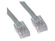 CableWholesale 10X6 121HD Cat5e Gray Ethernet Patch Cable Bootless 100 foot