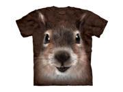 The Mountain 1037343 Squirrel Face T Shirt Extra Large