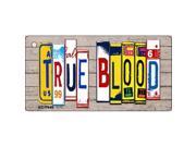 Smart Blonde KC 7946 True Blood Wood License Plate Art Novelty Key Chain