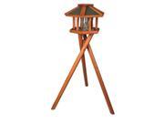 TRIXIE Pet Products 5573 Deluxe Wooden Bird Feeder Gazebo With Stand