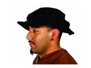 Alexander Costume 24 024 B Renaissance Male Hat Black