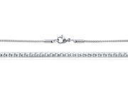 Doma Jewellery SSSSN09720 Stainless Steel Necklace Popcorn Style 1.4 mm. Length 18 1 20 in.