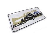 SmallAutoParts Aluminum License Plate - Ford F150 Gone Fishing SmallAutoParts Aluminum License Plate - Ford F150 Gone Fishing