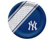 New York Yankees Disposable Paper Plates